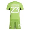 Original Trikotsatz Argentinien Emiliano Martinez 23 Torwart Heimtrikot WM 2022 Für Kinder